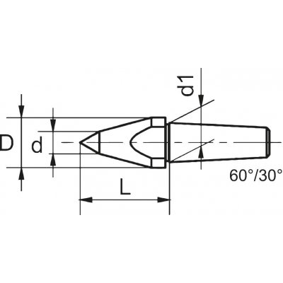 Kopírovacie jamkovač pre sústružnícke hroty 12mm CONZELLA - obrázek