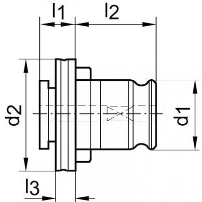 Rýchlovýmenná vložka Fe3 12,0mm FORTIS - obrázek