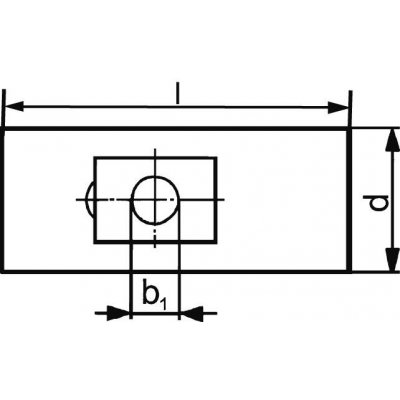 Upínacie príložka kompletné + skrutka 17x12mm AMF - obrázek