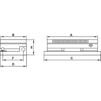 Precízny magnetický stôl 250x150mm / 100N Flaig - obrázek