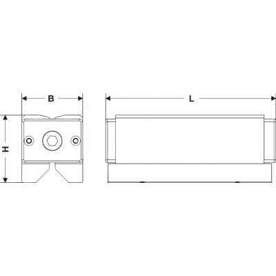 Magnetický upínací blok (pár) 143x64x71mm Flaig - obrázek