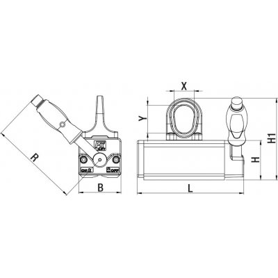 Magnet pre zdvíhanie bremien FX-150 Flaig - obrázek