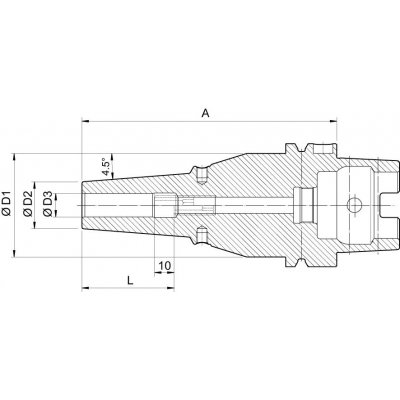 Termo upínač DIN69863A stopka A-63 SL 12x70mm Haimer - obrázek