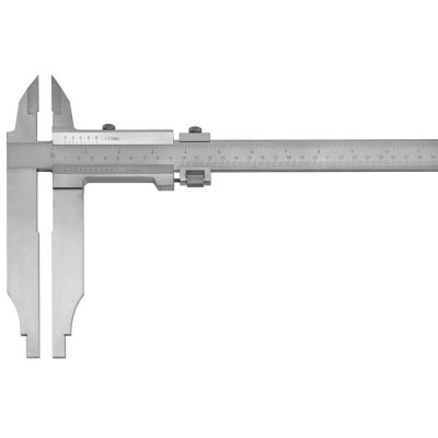 Dielenské posuvné meradlo s meracími hrotmi presné nastavenie 300x90mm FORMAT