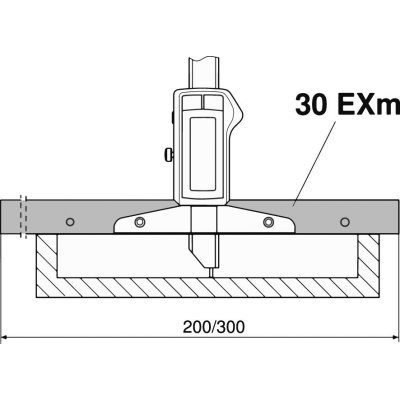 Merací mostík, 200 mm MAHR