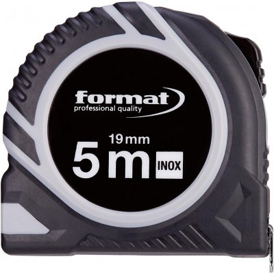 Vreckový zvinovací meter 5mx19mm INOX FORMAT