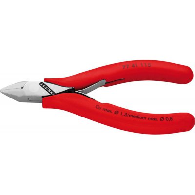 Bočné štiepacie kliešte pre elektroniku 7741 115mm KNIPEX