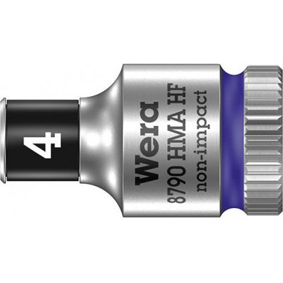 Nástrčkový kľúč s prídržnou funkciou, 6-hran 1/4" , dlhý, 4x mm Wera