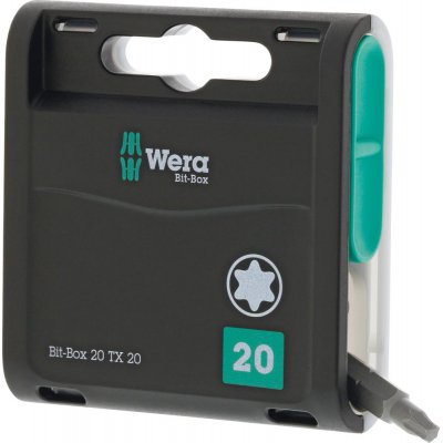 Box s bitmi 20H, 20 ks. Bity T20x25mm Wera
