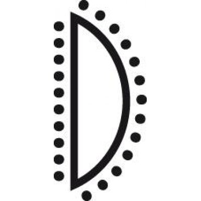 Dielenský pilník Diamant, DF1152 polookrúhly 200mm D151 PFERD - obrázek