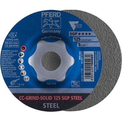 Brúsny kotúč CC-GRIND Solid SGP STEEL 125mm PFERD