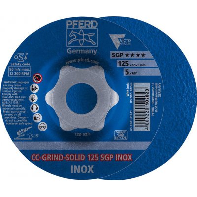 Brúsny kotúč CC-GRIND Solid SGP INOX 125mm PFERD