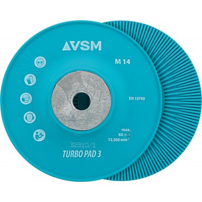 Oporný tanier TURBO PAD 3 M14 115mm VSM