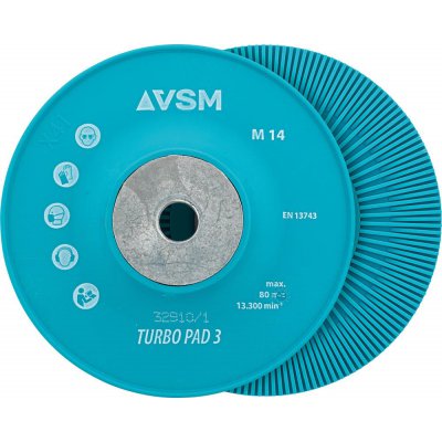 Oporný tanier TURBO PAD 3 M14 125mm VSM