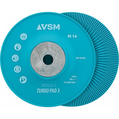 Oporný tanier TURBO PAD 3 M14 125mm VSM