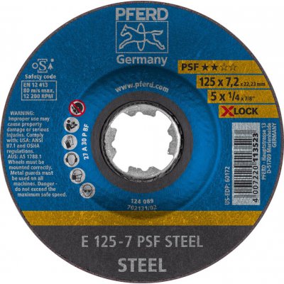 Hrubovací kotúč PSF X-LOCK STEEL 115x7mm Pferd