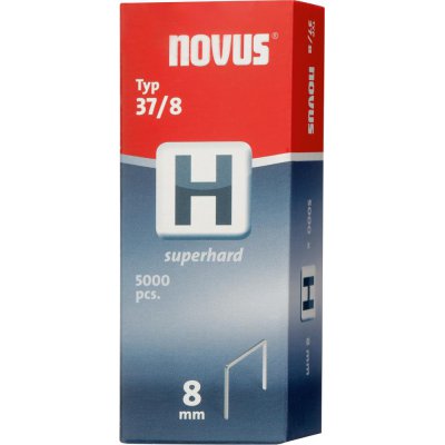 Spona z jemného drátu H typ 37/8 mm zn Novus, balení 5000 ks
