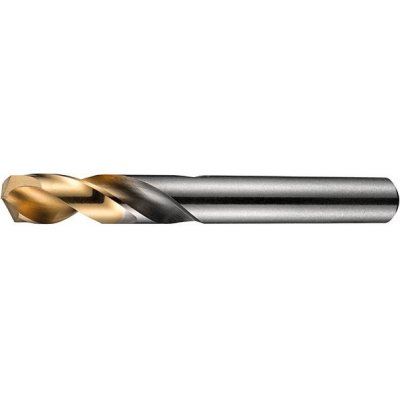 Krátký vrták HSS DIN1897N 10,2mm 135G typ N 2,5xD hrot A02210.2 TiN Dormer - obrázek