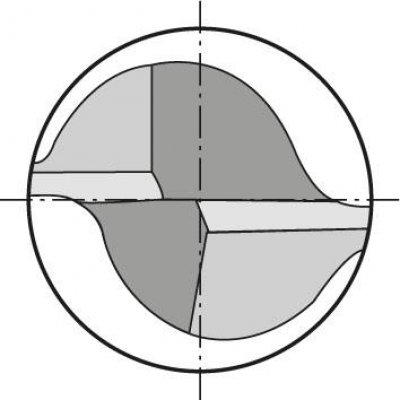 Toroidní fréza tvrdokov 8/2,0 mm Z2 krátká HA TA-C FORMAT GT - obrázek