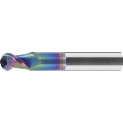 Rádiusová fréza VHM 4,0mm Z2 krátká HA TA-C Format GT