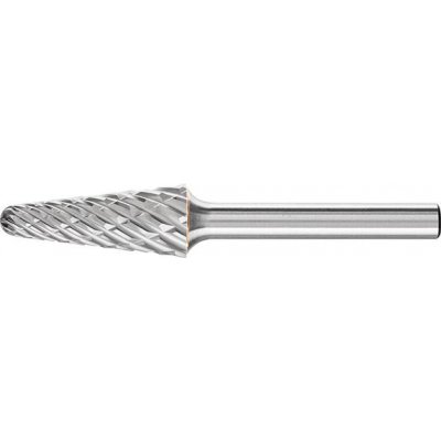 Technická fréza tvrdokov tvar kulatého kužele 1230 STEEL 6 mm 12 x 30 mm Pferd