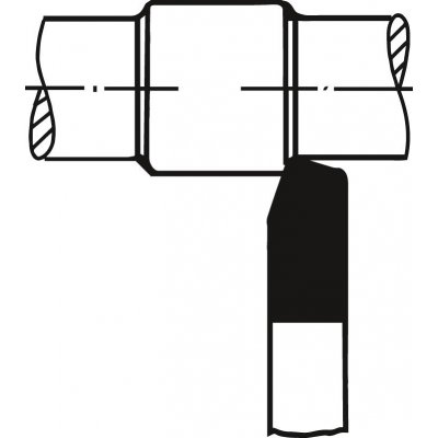 Soustružnický nůž HSSE DIN4951R 10 x 10 x 100 mm WILKE - obrázek