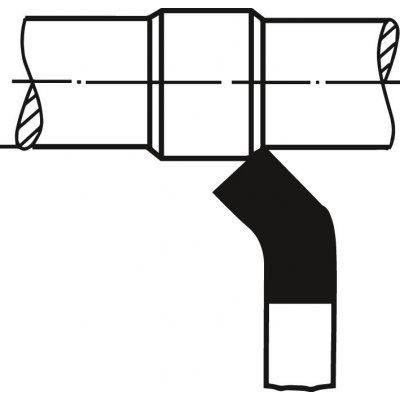 Soustružnický nůž HSSE DIN4952R 25 x 25 x 200 mm WILKE - obrázek