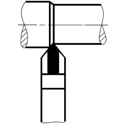 Špičatý soustružnický nůž tvrdokov DIN4975 20 x 12 x 125 mm P25/30 WILKE - obrázek