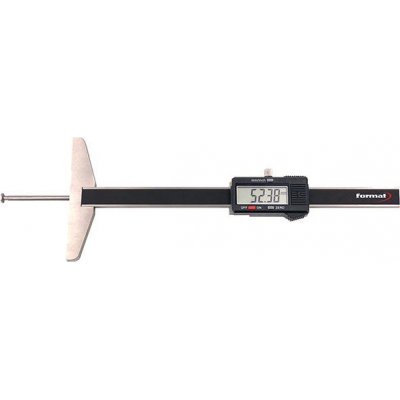 Digitální posuvný hloubkoměr 150 mm, talířový měřící nástavec FORMAT