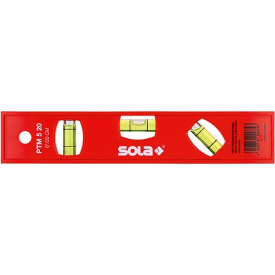 Vodováha plast PTM 5 20 s magnetem Sola