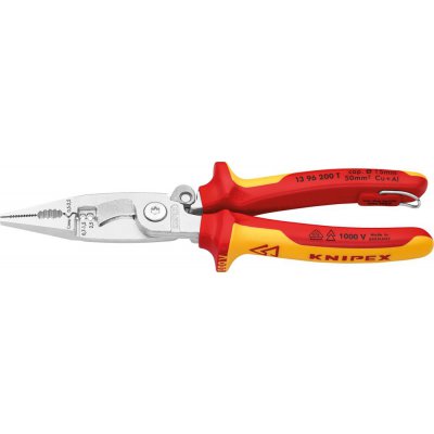 Instalační kleště pro elektrikáře VDE TT 200 mm s vícesložkovými rukojeťmi Knipex
