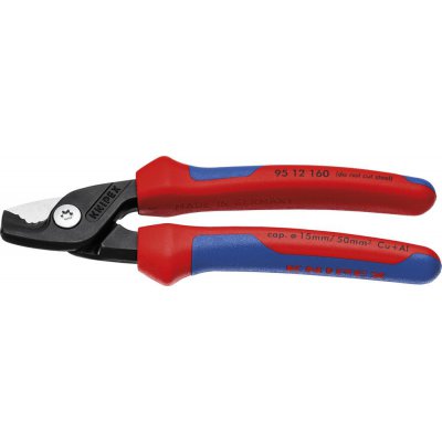 Káblové nožnice s viaczložkovými návlekmi 160mm StepCut KNIPEX