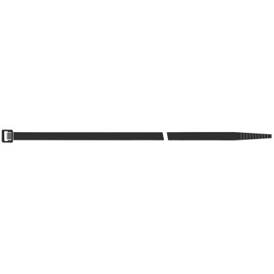 Vázací pásky černé UV 550 x 9 mm, balení 100 ks SapiSelco