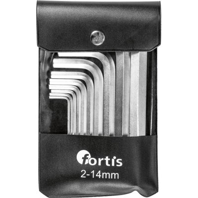 Sada inbusových klíčů v tašce, 10 ks 2 - 14 mm FORTIS