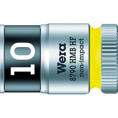 Nástrčný klíč 6-hranný 3/8" 10 mm s přidržovací funkcí Wera