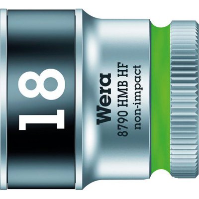Nástrčný klíč 6-hranný 3/8" 18 mm s přidržovací funkcí Wera