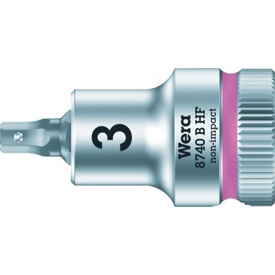Šroubováková hlavice 3/8", vnitřní šestihran s přidržovací funkcí, 3x35 mm Wera