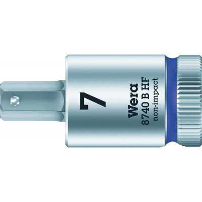 Šroubováková hlavice 3/8", vnitřní šestihran s přidržovací funkcí, 7x38,5 mm Wera