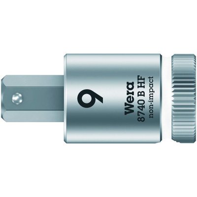 Šroubováková hlavice 3/8", vnitřní šestihran s přidržovací funkcí, 9x38,5 mm Wera