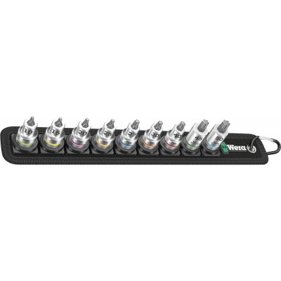 Sada šroubovákových hlavic s přidržovací funkcí 3/8", vnitřní šestihran 3-10 mm, 8 ks, Wera