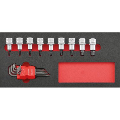 Modul s nářadím 1/3 nástrčné klíče 1/2" T FORMAT