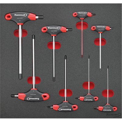 Modul s nářadím 2/3 T-rukojeť vnitřní 6-hran s boční stopkou Format