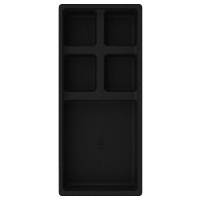 Modul na nářadí 1/3 prázdný 5 přihrádek, plastový FORTIS
