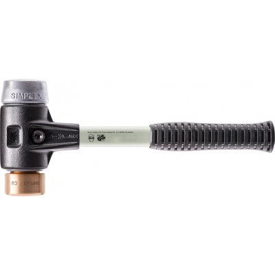 Kladivo s měkkým čelem SIMPLEX 40 mm, měď/měkký materiál, Halder