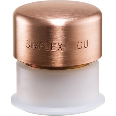 Hlava pro kladivo s měkkým čelem SIMPLEX C 30 mm, z mědi, Halder