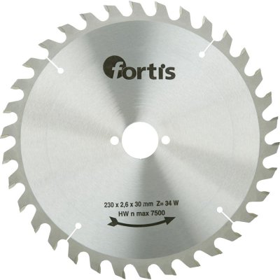 Pilový kotouč HW 230 x 2,6 x 30 mm Z34W Fortis
