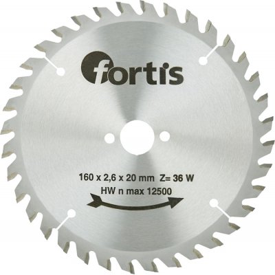 Pilový kotouč HW 160 x 2,8 x 20 mm Z36W Fortis