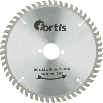 Pilový kotouč HW 190 x 2,8 x 30 mm Z56W Fortis