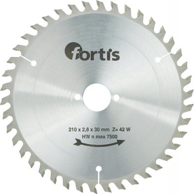 Pilový kotouč HW 210 x 3,0 x 30 mm Z42W Fortis