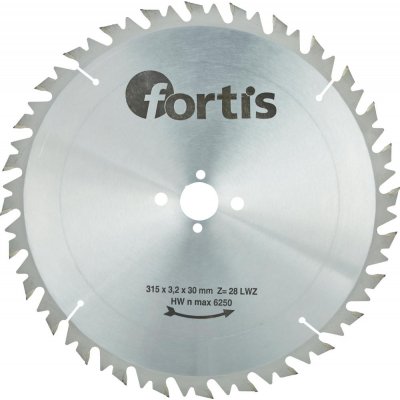 Pilový kotouč HW 315 x 3,2 x 30 mm Z28LWZ Fortis